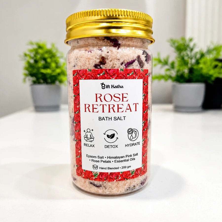 Rose Retreat Bath Salt (200 gm) - Image 2