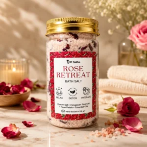 ROSE RETREAT BATH SALTHS BY GIFT KATHA