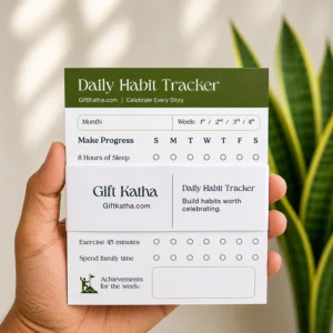 daily habit tracker for corporate gifting by gift katha